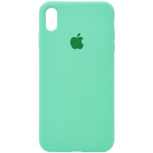 Чохол для iPhone XR Зелений Silicone Case Full Protective