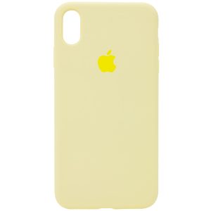 Чохол для iPhone XR Жовтий Silicone Case Full Protective
