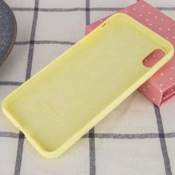 Чохол для iPhone XR Жовтий Silicone Case Full Protective - Зображення 3