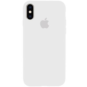 Чохол для iPhone XS Max Білий Silicone Case Full Protective