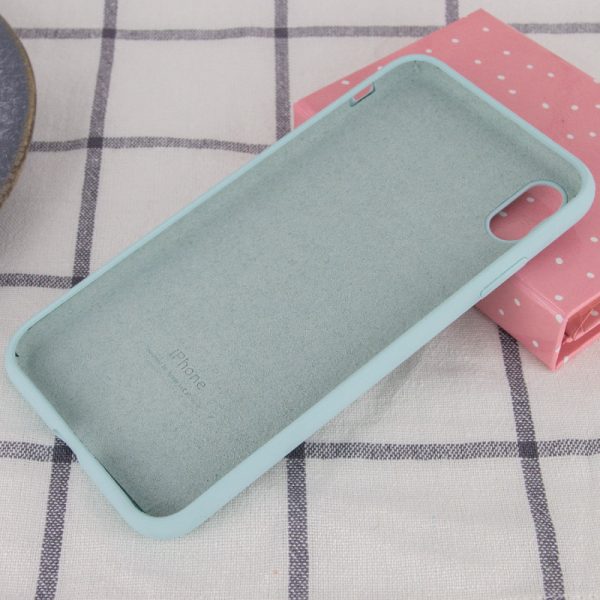 Чохол для iPhone XS Max Бірюзовий Silicone Case Full Protective - Зображення 3