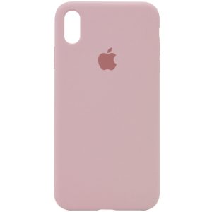 Чохол для iPhone XS Max Рожевий Silicone Case Full Protective