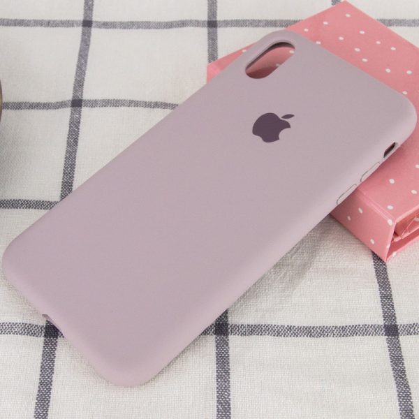 Чохол для iPhone XS Max Сірий Silicone Case Full Protective - Зображення 2