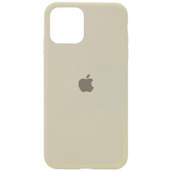 Чохол для iPhone 11 Pro Бежевий Silicone Case Full Protective