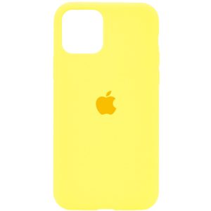 Чохол для iPhone 11 Pro Max Жовтий Silicone Case Full Protective