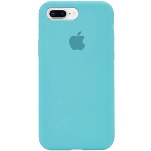 Чохол для iPhone 7 plus / 8 plus Бірюзовий Silicone Case Full Protective