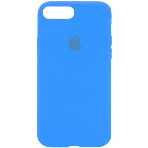 Чохол для iPhone 7 plus / 8 plus Блакитний Silicone Case Full Protective
