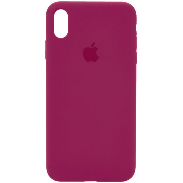 Чохол для iPhone XR Червоний Silicone Case Full Protective