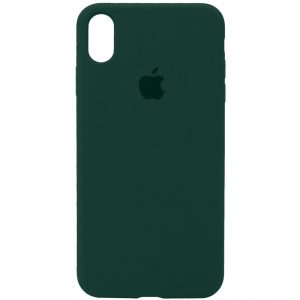 Чохол для iPhone XR Зелений Silicone Case Full Protective