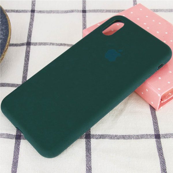Чохол для iPhone XR Зелений Silicone Case Full Protective - Зображення 2