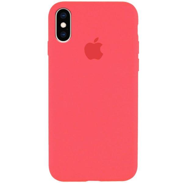 Чохол для iPhone XS Max Кавуновий Silicone Case Full Protective
