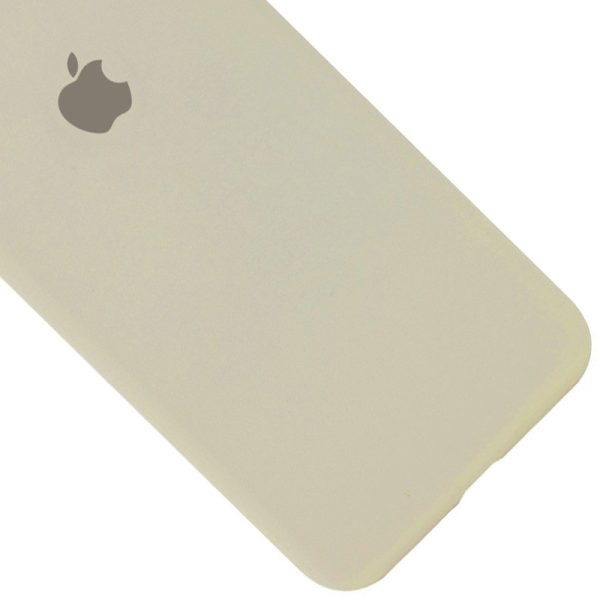 Чохол для iPhone XS Max Бежевий Silicone Case Full Protective - Зображення 3