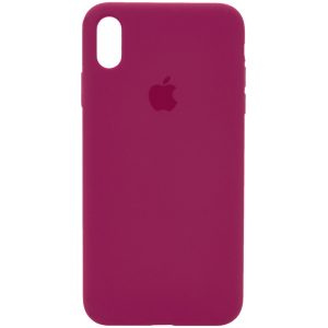 Чохол для iPhone XS Max Червоний Silicone Case Full Protective