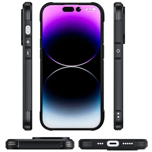 Чохол для iPhone 15 Plus Чорний Defense Прозорий with MagSafe - Зображення 2