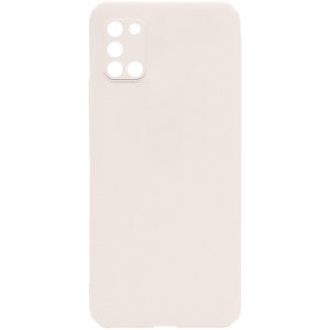 Силіконовий чохол для Samsung Galaxy A31 Бежевий Candy Full Camera