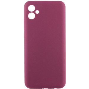 Чохол для Samsung Galaxy A04e Бордовий Silicone Cover Lakshmi Full Camera