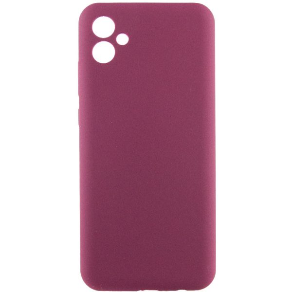 Чохол для Samsung Galaxy A04e Бордовий Silicone Cover Lakshmi Full Camera