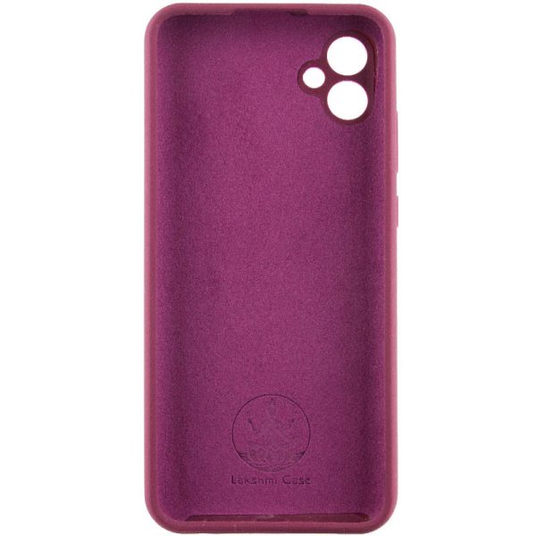 Чохол для Samsung Galaxy A04e Бордовий Silicone Cover Lakshmi Full Camera - Зображення 3