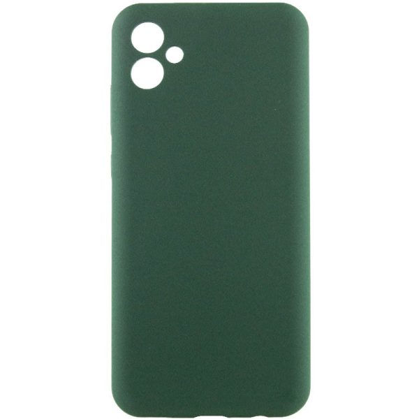 Чохол для Samsung Galaxy A04e Зелений Silicone Cover Lakshmi Full Camera
