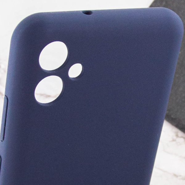 Чохол для Samsung Galaxy A04e Синій Silicone Cover Lakshmi Full Camera - Зображення 6
