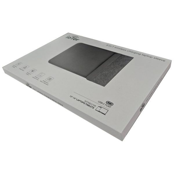 Підставка-чохол для ноутбуку STAND JD-S101 з БЗП 4in1 15W (13-14'') Коричневий - Зображення 3