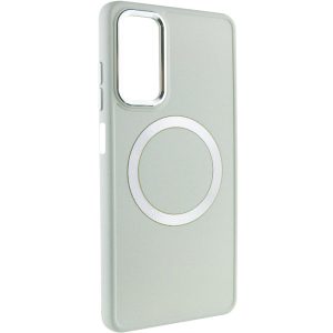 Чохол для Samsung Galaxy A25 5G Білий Bonbon Metal Style with MagSafe