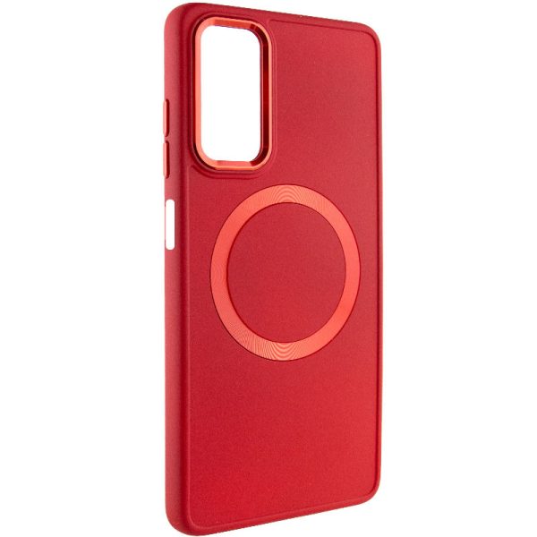 Чохол для Samsung Galaxy A25 5G Червоний Bonbon Metal Style with MagSafe