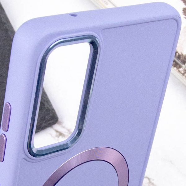 Чохол для Samsung Galaxy A25 5G Фіолетовий Bonbon Metal Style with MagSafe - Зображення 5