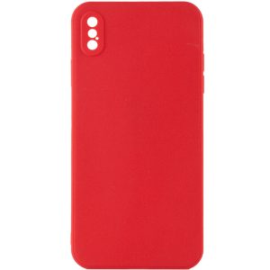 Силіконовий чохол для Apple iPhone X / XS Червоний Candy Full Camera