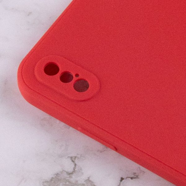 Силіконовий чохол для Apple iPhone X / XS Червоний Candy Full Camera - Зображення 3