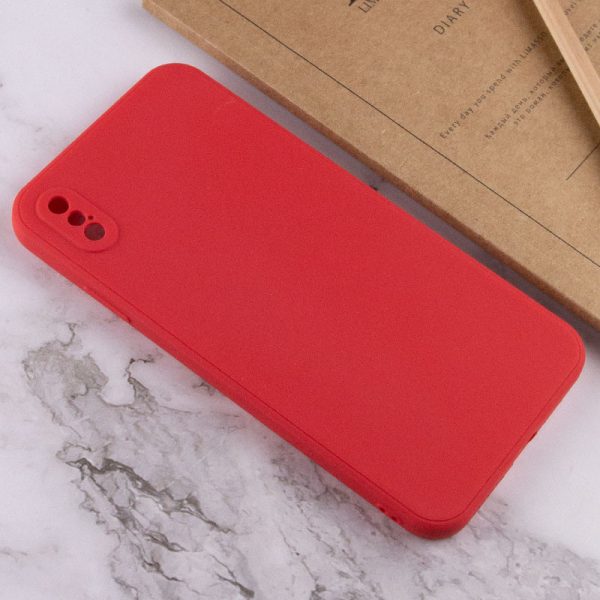 Силіконовий чохол для Apple iPhone X / XS Червоний Candy Full Camera - Зображення 4