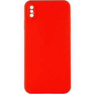 Силіконовий чохол для Apple iPhone X / XS Червоний Candy Full Camera