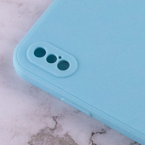 Силіконовий чохол для Apple iPhone XS Max Бірюзовий Candy Full Camera - Зображення 3