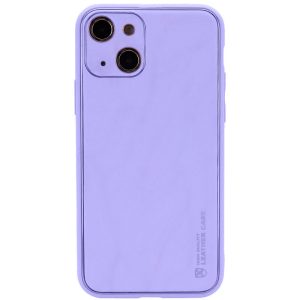 Шкіряний чохол для Apple iPhone 14 Plus Фіолетовий Xshield