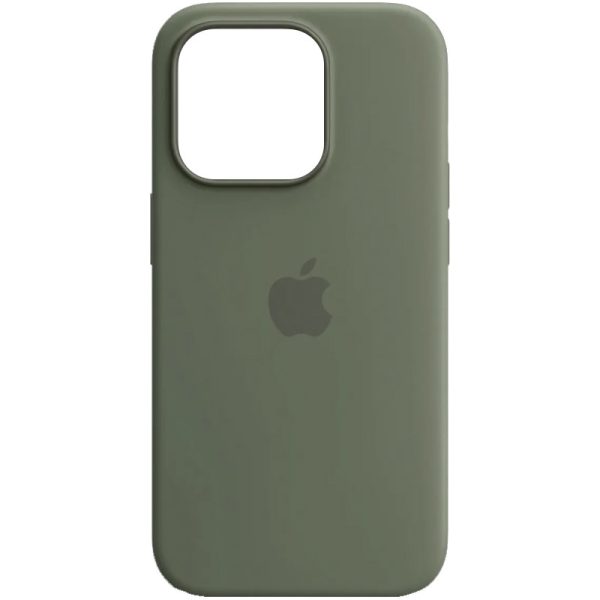 Чохол для iPhone 14 Pro Max Зелений Silicone case full with Magsafe and Animation - Зображення 2