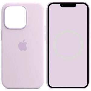 Чохол для iPhone 14 Pro Max Фіолетовий Silicone case full with Magsafe and Animation