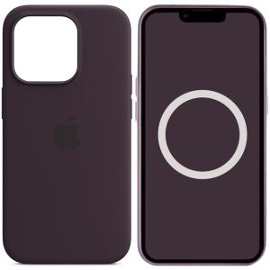 Чохол для iPhone 14 Pro Max Фіолетовий Silicone case full with Magsafe and Animation