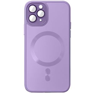 Чохол для iPhone 14 Pro Max Фіолетовий TPU+Glass Sapphire Midnight with MagSafe