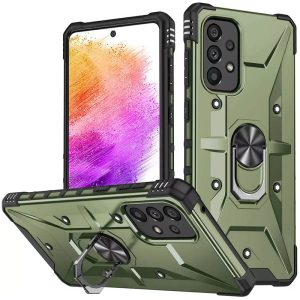 Ударостійкий чохол для Samsung Galaxy A53 5G Зелений Pathfinder Ring