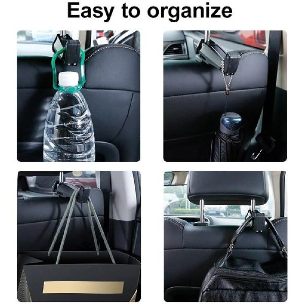 Автотримач Baseus Backseat Vehicle Phone Hook, + гачок-вішалка (SUHZ-A01) - Зображення 4