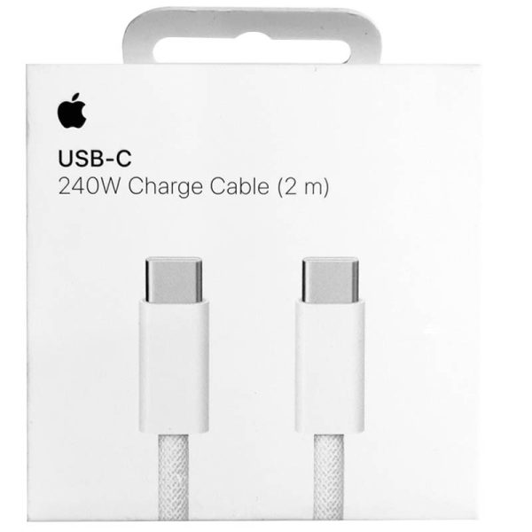 Дата кабель USB-C to USB-C FineWoven 240W for Apple (AAA) (2m) (box) - Зображення 2