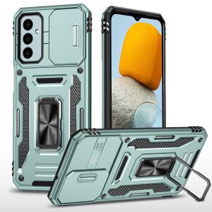 Ударостійкий чохол для Samsung Galaxy M23 5G / M13 4G Зелений Camshield Army Ring