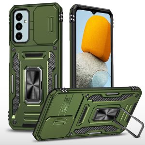 Ударостійкий чохол для Samsung Galaxy M23 5G / M13 4G Оливковий Camshield Army Ring