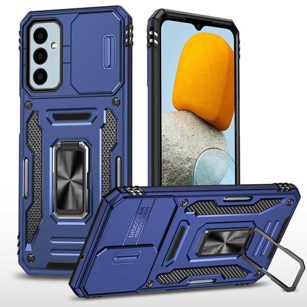 Ударостійкий чохол для Samsung Galaxy M23 5G / M13 4G Синій Camshield Army Ring