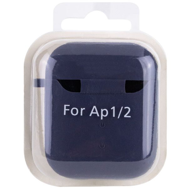 Силіконовий футляр для Airpods 1/2 з мікрофіброю - Зображення 3