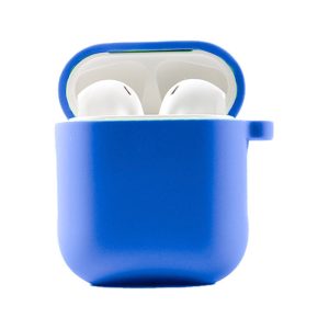 Силіконовий футляр для Airpods 1/2 з мікрофіброю