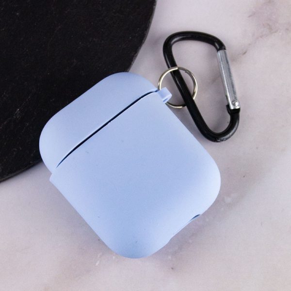 Силіконовий футляр для Airpods 1/2 з мікрофіброю - Зображення 3