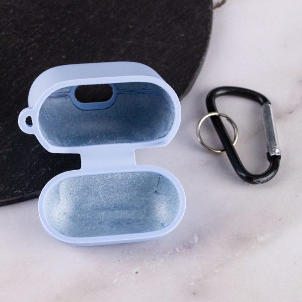 Силіконовий футляр для Airpods 1/2 з мікрофіброю - Зображення 5