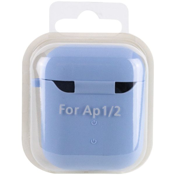 Силіконовий футляр для Airpods 1/2 з мікрофіброю - Зображення 6
