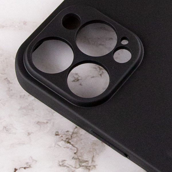 Чохол для iPhone 13 Pro Чорний TPU Epik Чорний Full Camera - Зображення 3